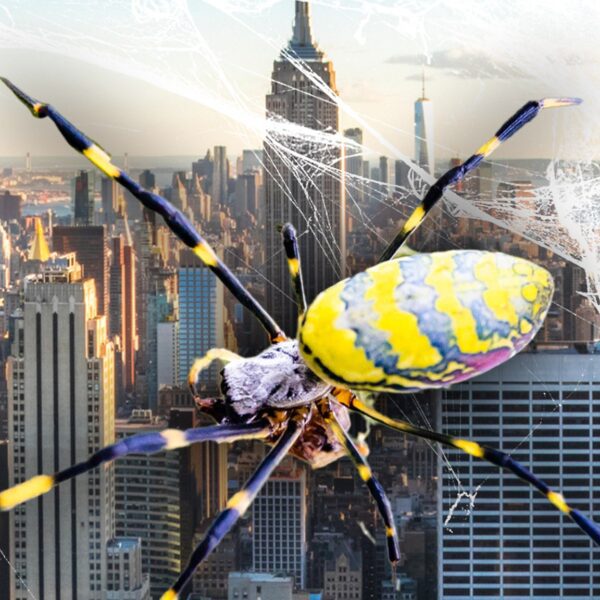 Giant Venomous Flying Spiders Invading New York, Spreading Up East Coast