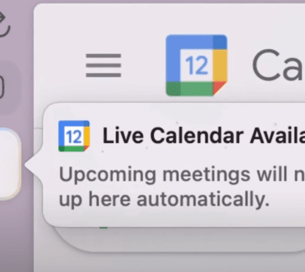 Arc now encompasses a reside calendar button that will help you keep…