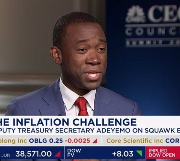 Dep Treas.Adeyemo: We anticipate inflation to proceed to come back down
