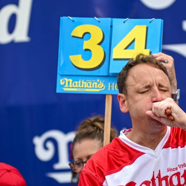 Joey Chestnut will not compete in Nathan’s Famous Hot Dog Eating Contest…