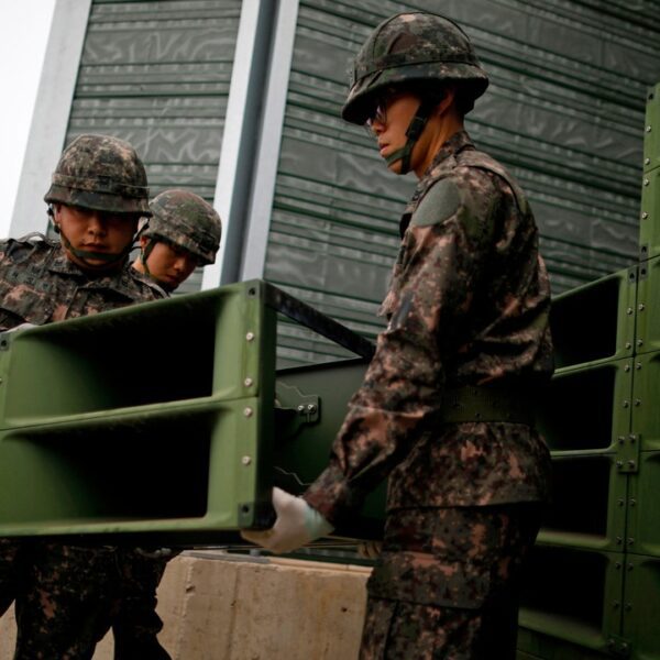 North Korea is putting in loudspeakers alongside border, South Korea says