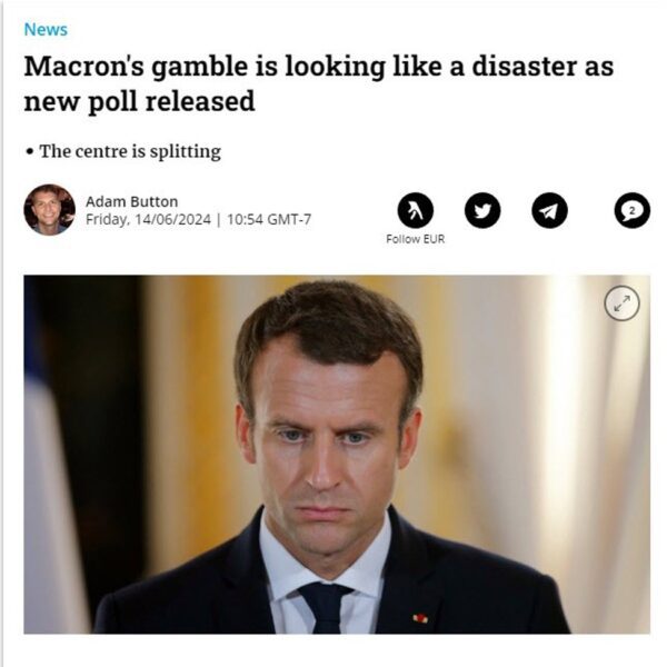 France’s Macron: Economic packages by two extremists blocks are usually not real…