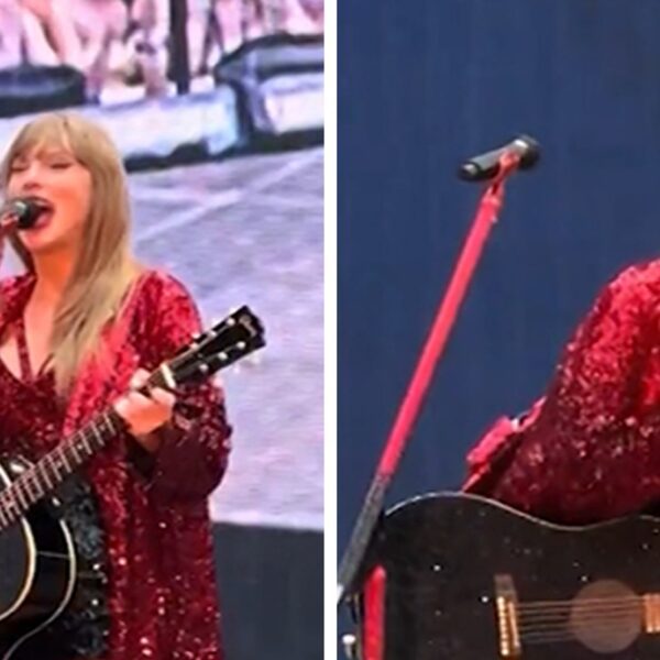 Taylor Swift Swallows Bug During London Eras Concert, Caught on Video