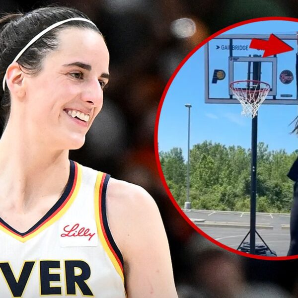 Caitlin Clark Hilariously Blocks Kid’s Shot At Charity Event