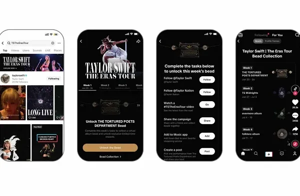TikTookay Announces New Taylor Swift In-App Experience