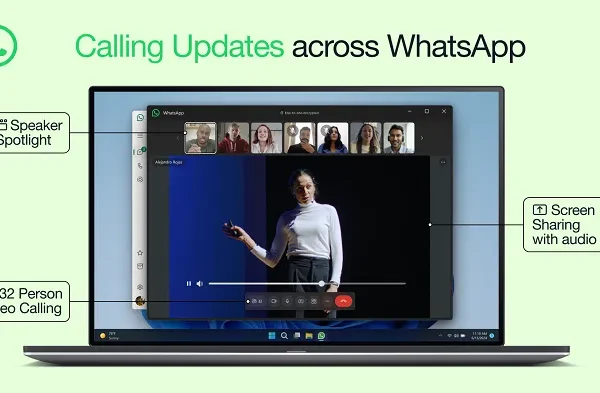 WhatsApp Expands Video Group Chats to 32 Participants
