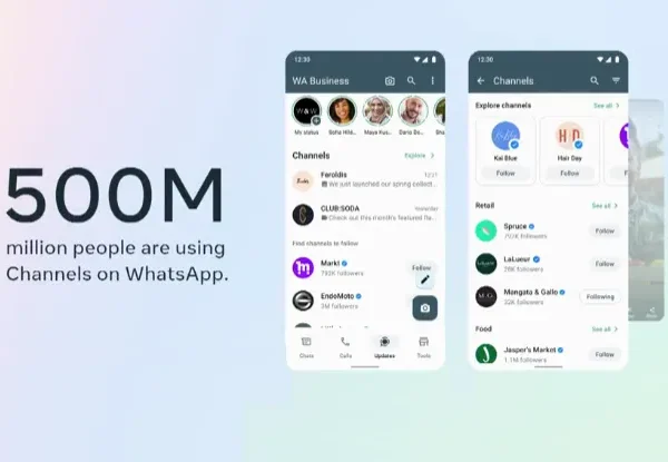 WhatsApp Channels is Now Up to 500 Million Users