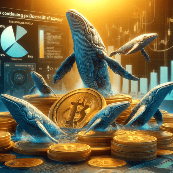 Bitcoin Whales Keep Buying, Now Control Over 40% Of Supply