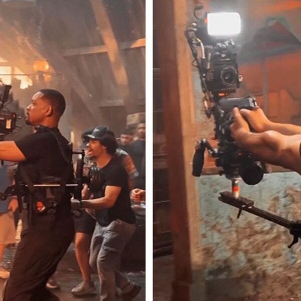 Will Smith Handles Gun, Camera at Same Time In ‘Bad Boys 4’…