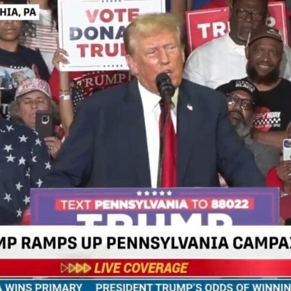 President Trump Brings Down the House in Philly: “The People of Pennsylvania…