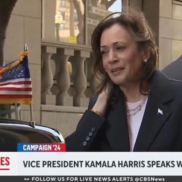 CBS News Confronts Kamala Harris About Calls For Biden to Drop Out…