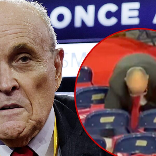 Rudy Giuliani Takes A Nasty Tumble at Republican National Convention