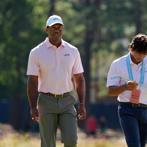 Tiger Woods at junior novice to observe son Charlie