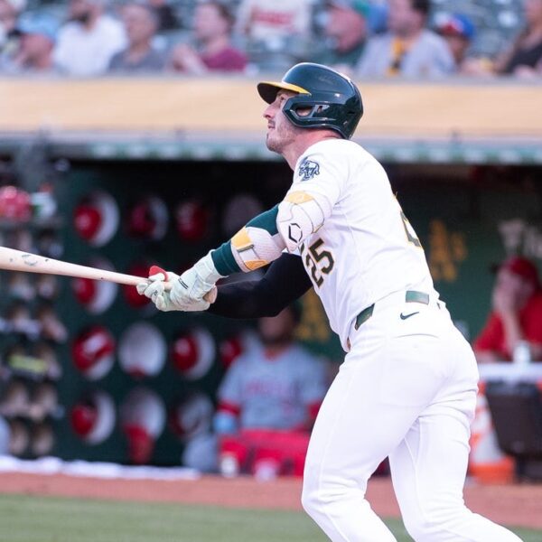 A’s use two huge innings to topple Angels