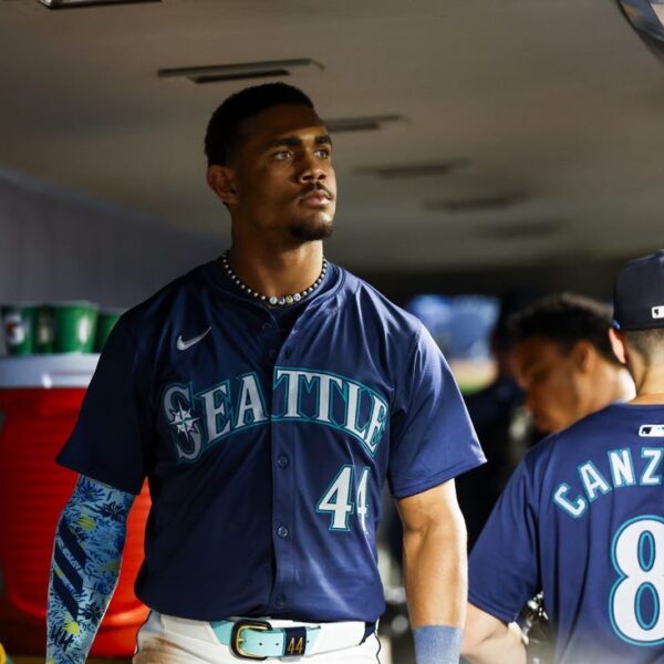 Mariners CF Julio Rodriguez makes early exit vs. Blue Jays