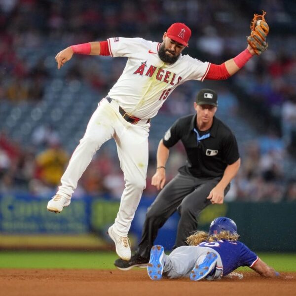 Corey Seager, Wyatt Langford energy Rangers previous Angels