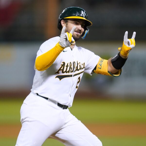 A’s hit double digits once more, rout Angels 13-3