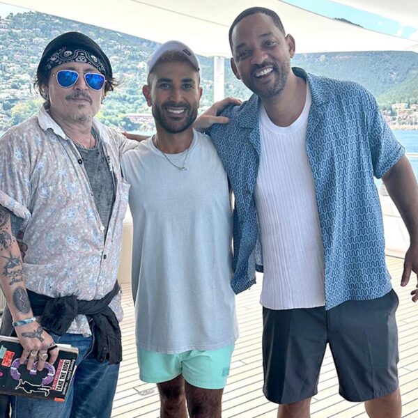 Johnny Depp Hangs With Will Smith in Italy, Second Time Together Overseas