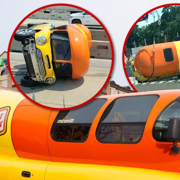 Oscar Mayer Wienermobile Crashes in Chicago, Flips On Side