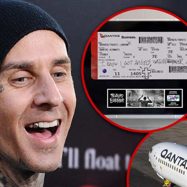 Travis Barker Selling His Boarding Pass for Charity, Historic Significance