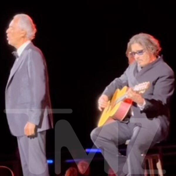 Johnny Depp Performs With Andrea Bocelli in Guitar Tribute To Jeff Beck