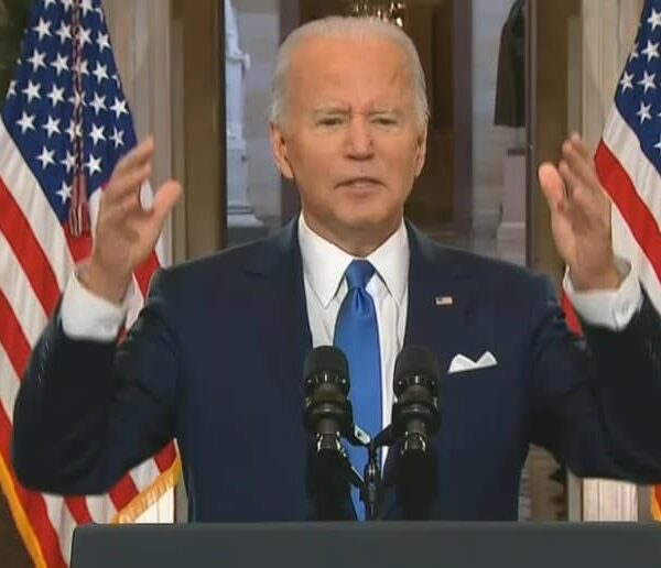 Biden Rips Trump For Lying About Project 2025