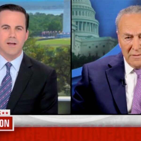 Sen. Schumer dodges on whether or not he helped on pushing Biden…