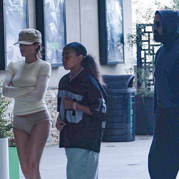 Bianca Censori Wears Tiny Shorts, Takes North West to ‘Deadpool 3’ with…