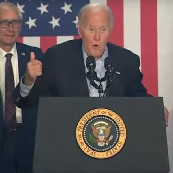 WTH?… Creepy Joe Biden Gleefully Tells Wisconsin Audience After Speech, “I’m Gonna…