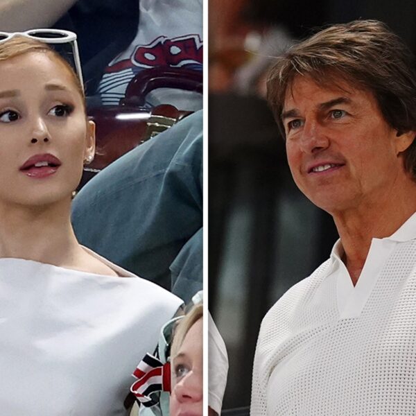 Ariana Grande, Tom Cruise and Other Celebrities Hit Up Olympics Women’s Gymnastics