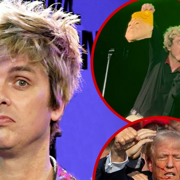 Billie Joe Armstrong Catches Heat for Holding Up Trump Mask After Assassination…