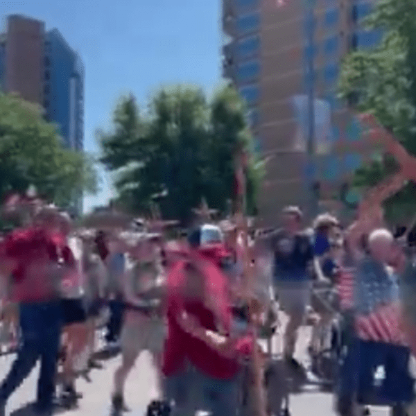 MUST WATCH: Residents of Idaho Town Parade Crosses After Chamber of Commerce…