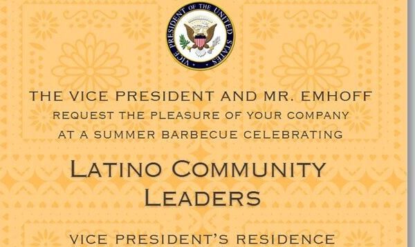 Kamala Harris Held Stealth Latino Outreach Campaign Event at Vice President’s Residence…