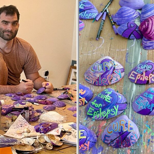 New Jersey man with epilepsy makes use of hand-painted seashells to assist…