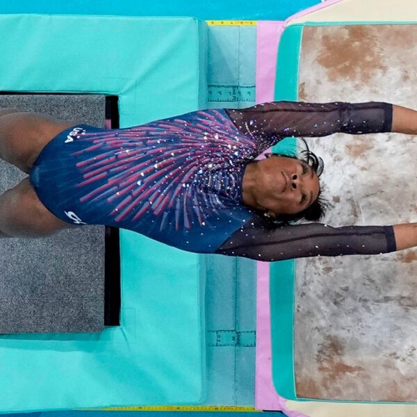 Simone Biles nails tough vault, sticks excellent touchdown throughout Olympics coaching session