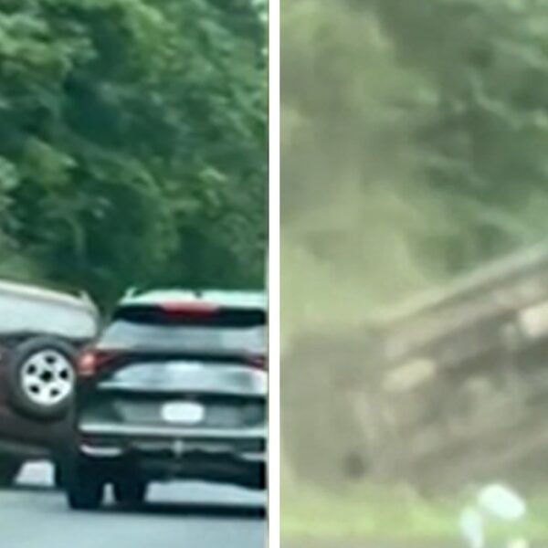 Driver Recklessly Tries to Pass, Flips Car in Massive Accident Video