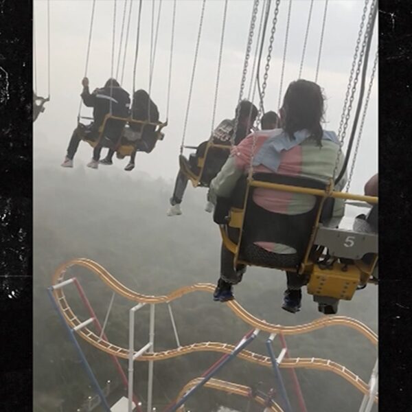 Terrifying Video Shows Six Flags Mexico Parkgoers Dangling High Up During Rain…