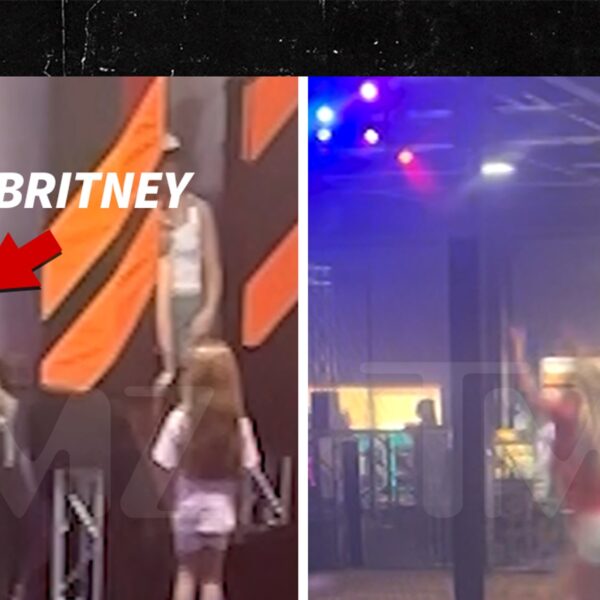 Britney Spears Goes Trampolining with Boyfriend Paul Soliz’s Kids