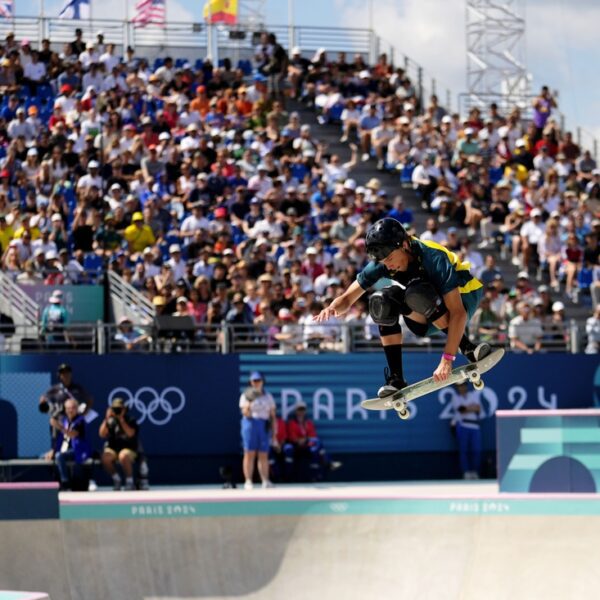 Australia’s Keegan Palmer edges Tom Schaar for park skateboarding gold