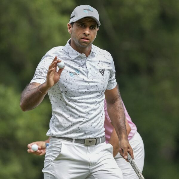 Aaron Rai wins Wyndham Championship after grueling remaining day