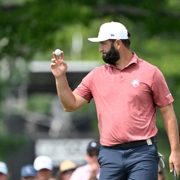 Jon Rahm shoots 62, grabs 2-shot lead at LIV Greenbrier