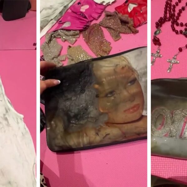 Paris Hilton Documents Charred Personal Items After Trailer Fire