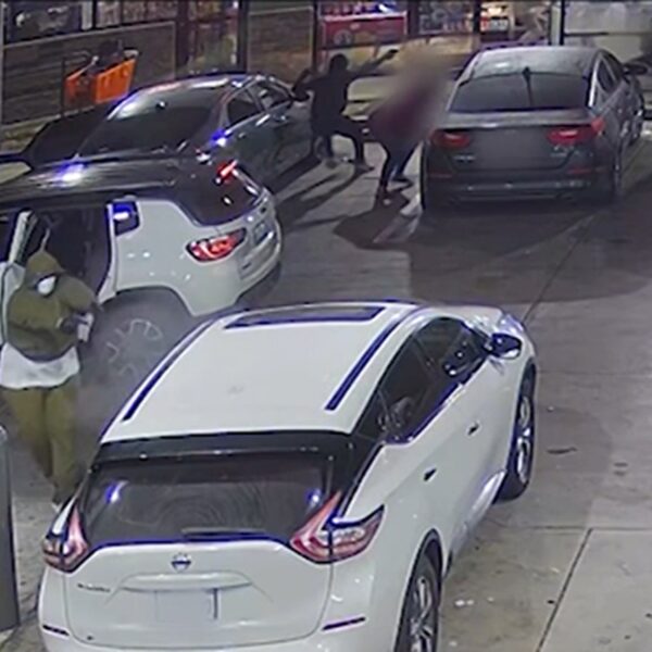 Gunmen Ambush Car at Gas Station in Horrifying Surveillance Footage