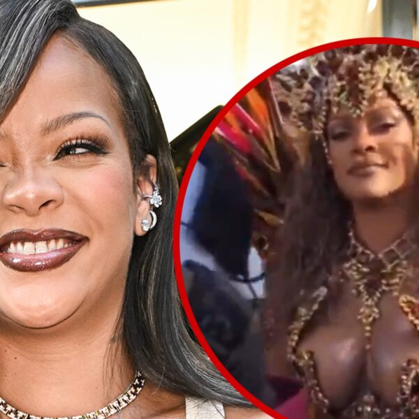 Rihanna Spreads Wings at Crop Over Carnival in Barbados