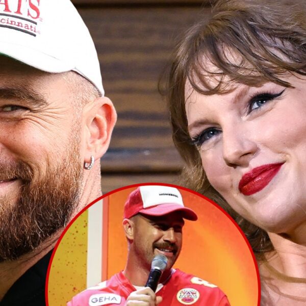 Travis Kelce Quips About Love For Taylor Swift At Chiefs Event