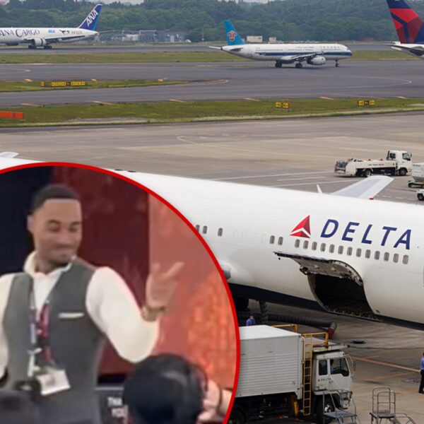 Delta Employee Gives Early Morning Flyers A Disco Show