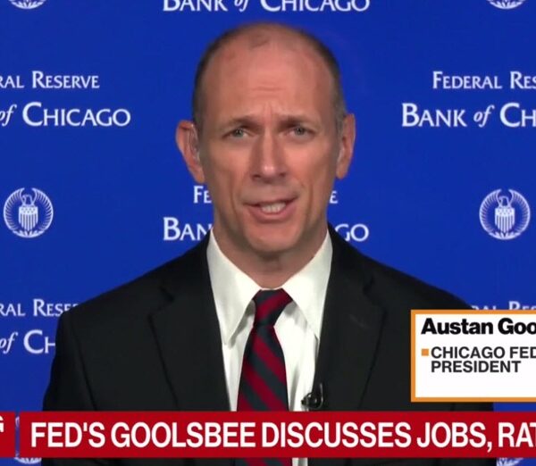 Fed's Goolsbee: The job of a central financial institution is to maneuver…