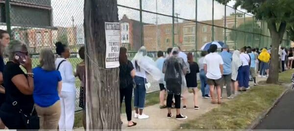 Trump Is Going To Be Terrified As Thousands Wait In The Rain…