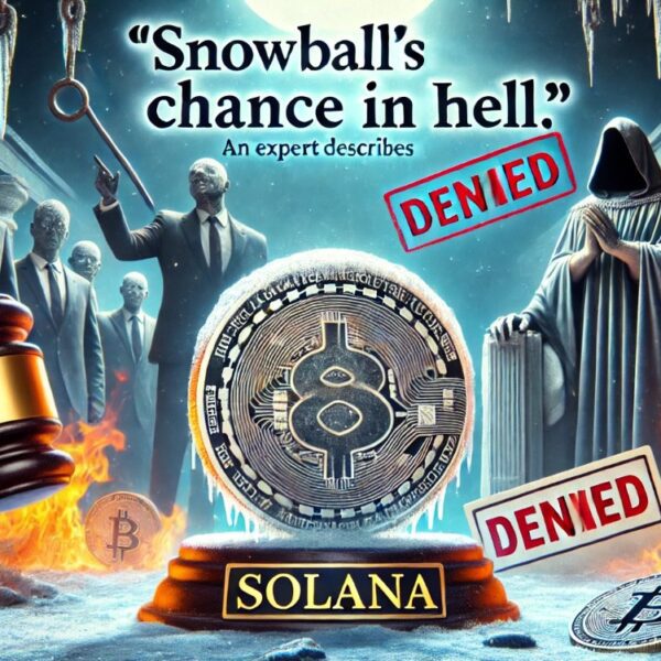 Solana ETF Dreams Dashed? Expert Cites ‘Snowball’s Chance In Hell’ Of Approval