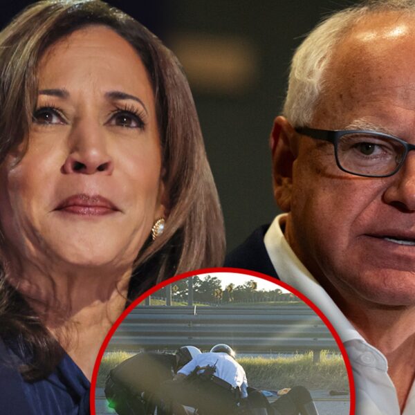 Kamala Harris and Tim Walz’s Campaign Briefly Stopped by Serious Accident